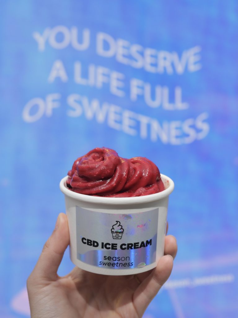 Glace CBD Frozen aux fruits rouges et à l'açai